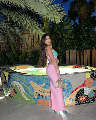 Corey Sleeveless Bandage Long Dress