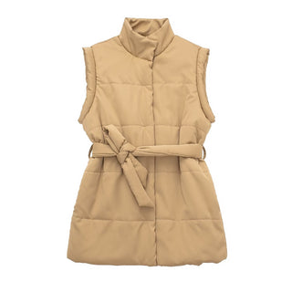 Nala Sleeveless High Neck Jacket