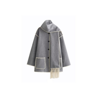 Nadine Woolen Scarf Jacket
