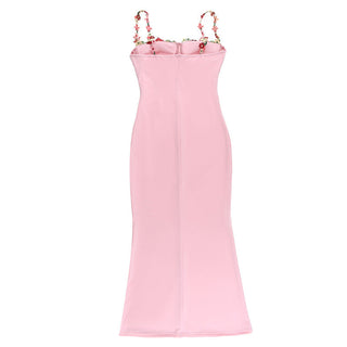Daisy Sleeveless Flower Long Dress