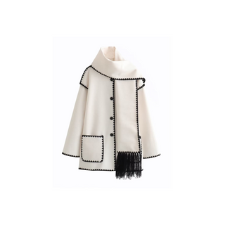 Nadine Woolen Scarf Jacket