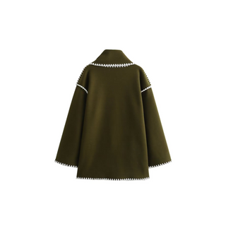 Nadine Woolen Scarf Jacket