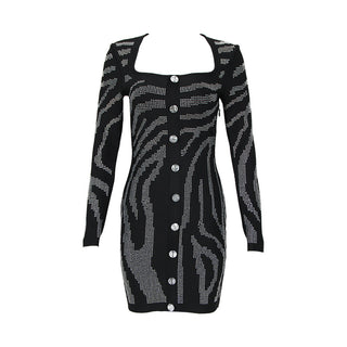 Diana Long Sleeve Bandage Mini Dress