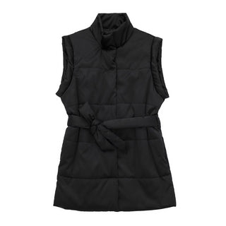 Nala Sleeveless High Neck Jacket