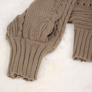 Luxe Knitted Fox Fur Cardigan