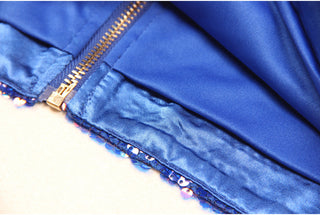 Long Sleeve Shiny Glow Sequin Mini Dress