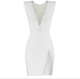 Joy Bandage Mesh Mini Dress