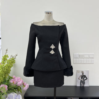 Luxe Fur Elegant Set