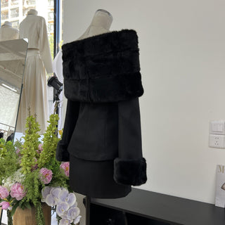 Luxe Fur Elegant Set