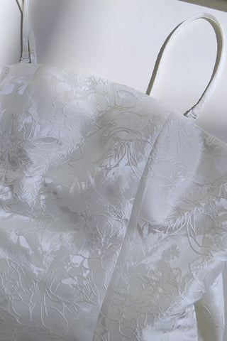 Pink Embroidered Lace Mini Dress with Back Bow & Corset Detailing