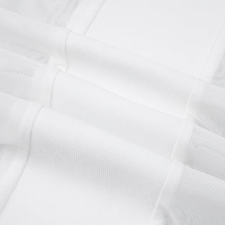 Strapless Mesh-Bandage long dress