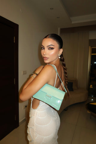 Mermaid Pearl Sleeveless Long Dress