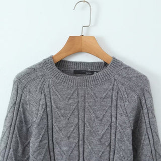 Long Sleeve Backless Knitted Sweater Top with Bow Detail