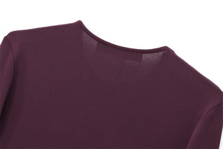 Long Sleeve Twist-Front Bodycon Maxi Dress