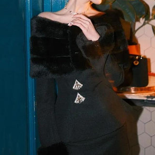 Luxe Fur Elegant Set