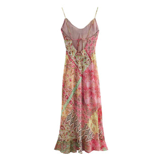 Colorful Loose Sleeveless Long Dress