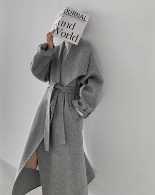 Luxe Double-Faced Cashmere Long Coat