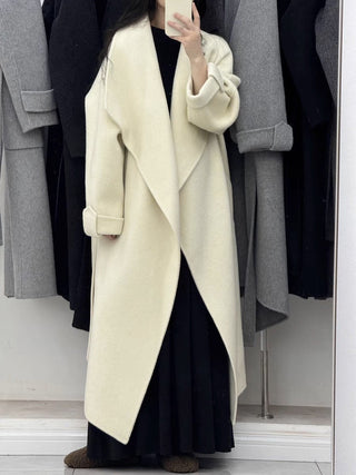 Luxe Double-Faced Cashmere Long Coat