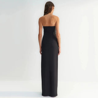 Strapless Diamond Bandage Long Dress