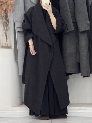 Luxe Double-Faced Cashmere Long Coat