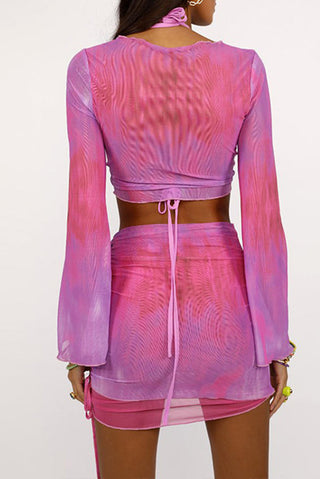 Quinn Tie Dye Cover Up Set