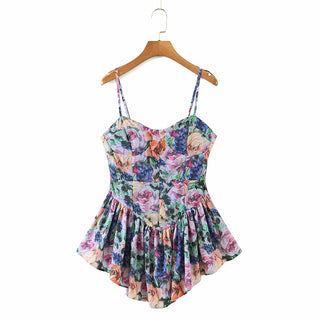 Myriam Sleeveless Floral Mini Dress