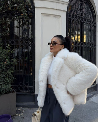 Loose Casual Faux Fur Coat