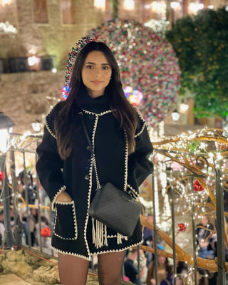 Nadine Woolen Scarf Jacket