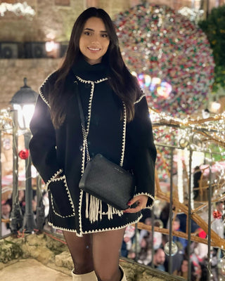 Nadine Woolen Scarf Jacket