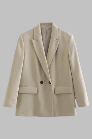 Oversized Elegance Double-Breasted Blazer