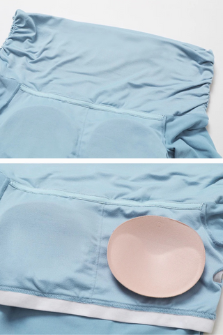 Padded Off-Shoulder Long-Sleeve Sport Top