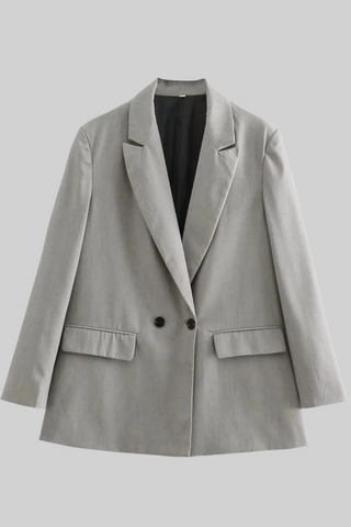 Oversized Elegance Double-Breasted Blazer