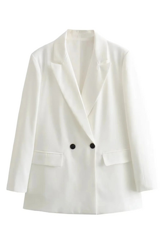 Oversized Elegance Double-Breasted Blazer