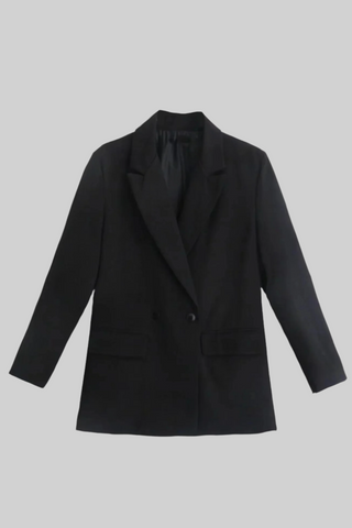 Oversized Elegance Double-Breasted Blazer