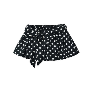 Polka Dot Halter Top & Bubble Mini Skirt Set