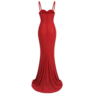 Sleeveless Elegant Slim  Long Dress