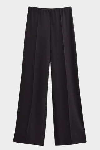 Soft Lounge Relaxed Top & Wide-Leg Pants Set – Lightweight Jersey, Long Sleeve, Minimal Design