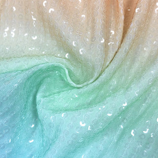 Sequin Ombre Starfish Detail Maxi Dress