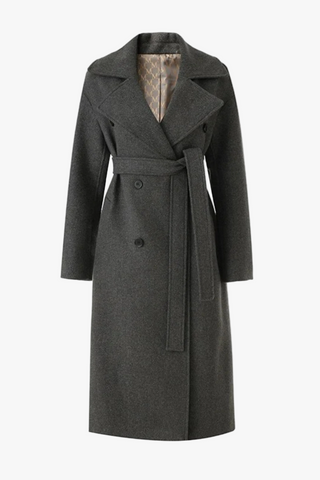 Structured Belted Longline Coat