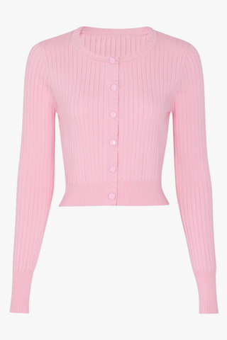 Everyday Chic Ribbed Button-Up Knit Cardigan