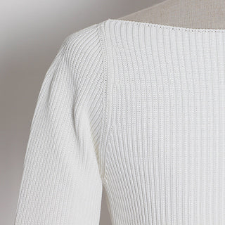 Long Sleeve Knitted Bodysuit