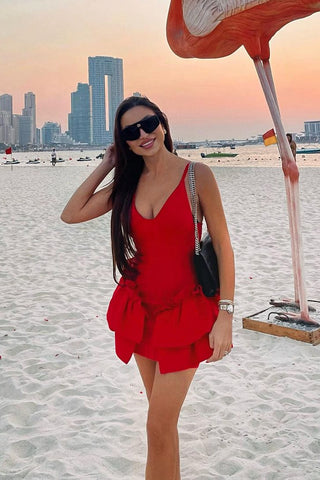 Judy Sleeveless Bandage Mini Dress