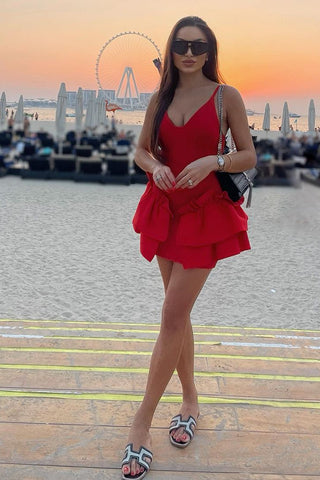 Judy Sleeveless Bandage Mini Dress
