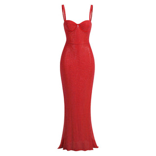 Sleeveless Elegant Slim  Long Dress