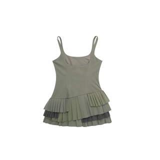 Maruta Sleeveless Ruffles Mini Dress