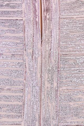 Shimmer Bandage Sleeveless Glamour Mini Dress