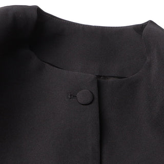 Satin-Waist Wrapped Blazer with 3D Rose Detail Midi Skirt