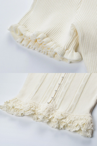 Chic Knit Short Sleeve Peplum Top