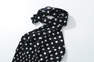 Polka Dot Halter Top & Bubble Mini Skirt Set