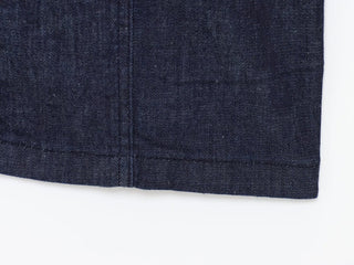 Indigo Denim Body-Sculpt Dress – Sleeveless, Button-Front Design
